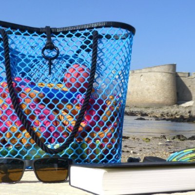 Sac losange bleu