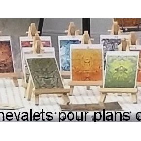 Mini chevalets pour plans de tables