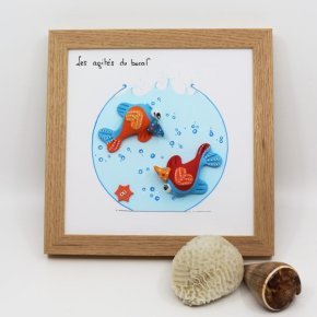 Les agités du bocal poisson 20x20 1a