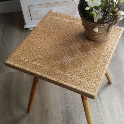 table rénovée