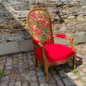 Un Voltaire - réfection semi traditionnelle