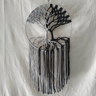 attrape rêve arbre de vie en macramé1